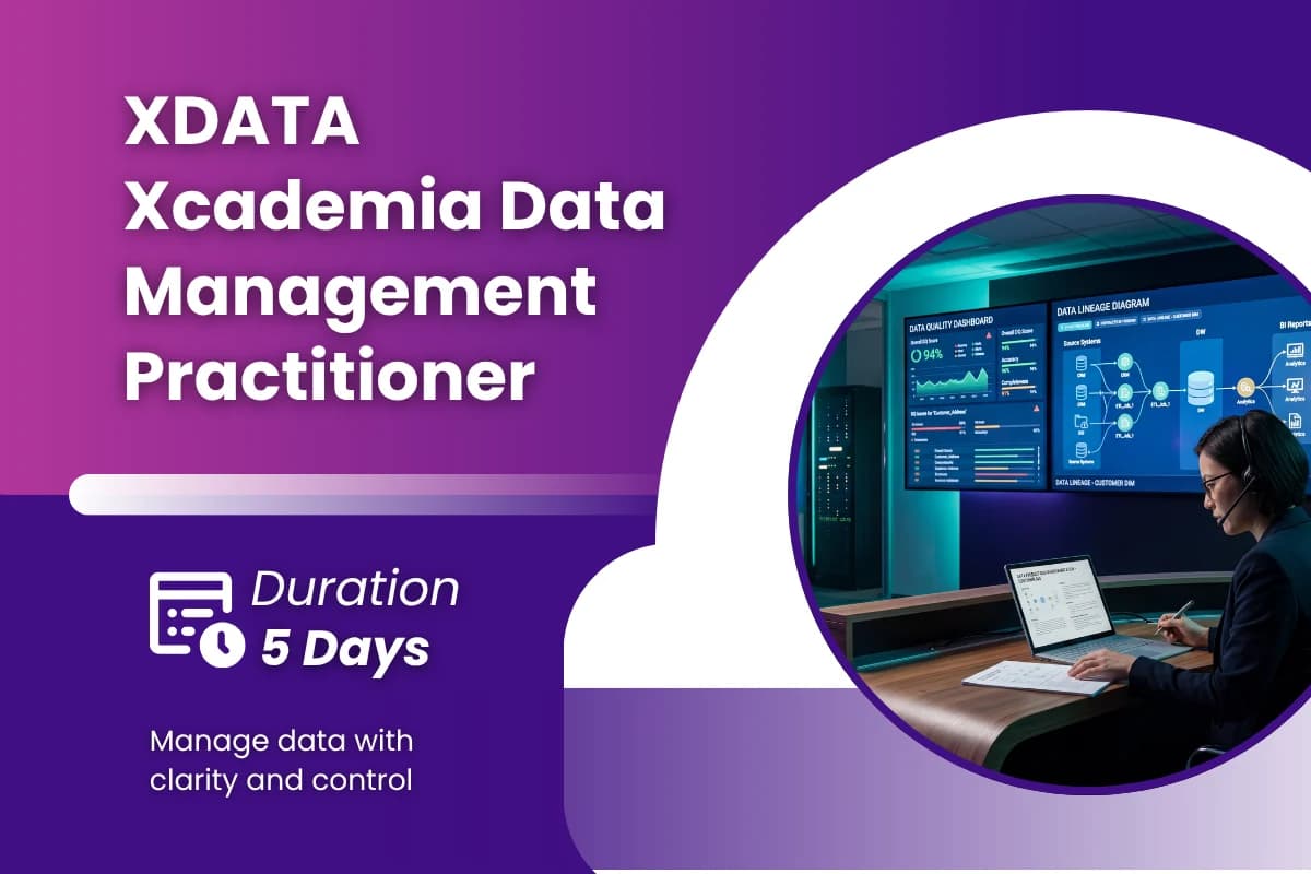 XDATA: Xcademia Data Management Practitioner