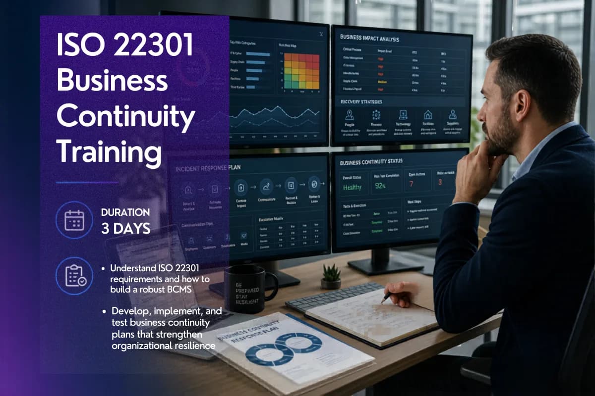ISO 22301 Business Continuity Training